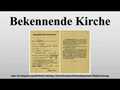 Bekennende Kirche