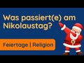 Nikolaustag, worum geht es da eigentlich?