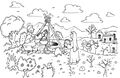 Ausmalbild - ewiges Leben