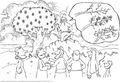 Ausmalbild - Neue Welt