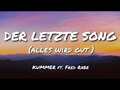 Der Letzte Song (Alles Wird Gut) LYRICS