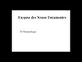 Exegese NT - Teil 4: Narratologie
