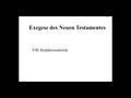 Exegese NT - Teil 8: Redaktionskritik
