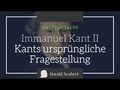 Kant II: Sinnlichkeit und Verstand