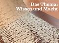Wissen und Macht