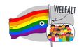 Wofür steht die Regenbogenflagge?