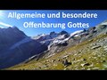 Dogmatik 001 Allgemeine und Besondere Offenbarung Gottes