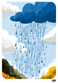 Bildkarte: Regen