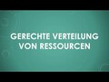  Gerechte Verteilung von Ressourcen