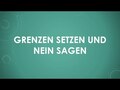 Grenzen setzen und Nein sagen