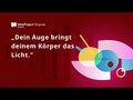 Dein Auge bringt deinem Körper das Licht