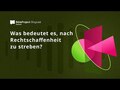 Was bedeutet es, nach Rechtschaffenheit zu streben?