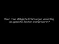 Kann man alltägliche Erfahrungen als göttliche Zeichen interpretieren? (Katherine Dormandy)