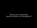 Gibt es einen Unterschied zwischen Glauben und Aberglauben? (Georg Gasser)