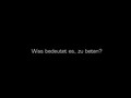Was bedeutet es, zu beten? (Oliver Wiertz)