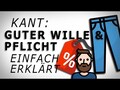 Kant Guter Wille und Pflicht