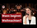 Ab wann kann ich "Frohe Weihnachten" wünschen?