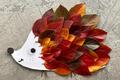 Igel basteln im Herbst