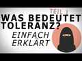Was bedeutet Tolleranz