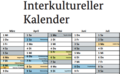 Interkultureller Kalender 2026 (DIN A3)